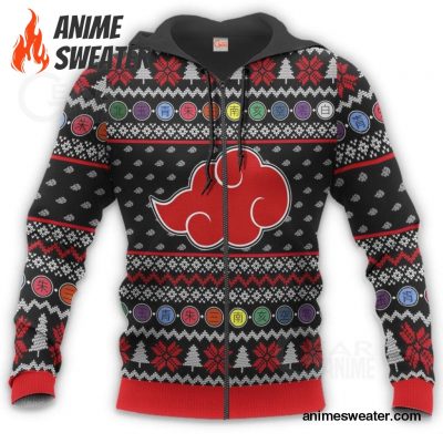 Akatsuki Ugly Christmas Sweater Anime Xmas Gift Idea VA10