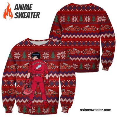 Akira Kaneda Ugly Christmas Sweater Akira Anime Xmas Shirt