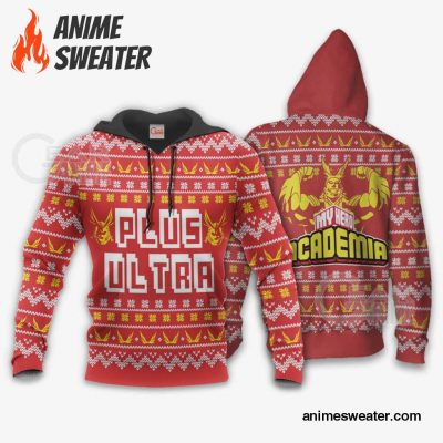 All Might Plus Ultra Ugly Christmas Sweater My Hero Academia Anime Xmas Gift