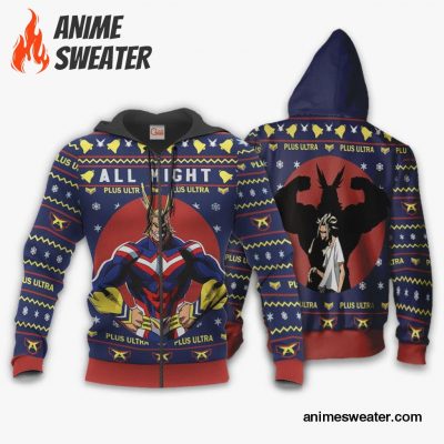 All Might Ugly Christmas Sweater My Hero Academia Anime Xmas Shirt Gift Idea