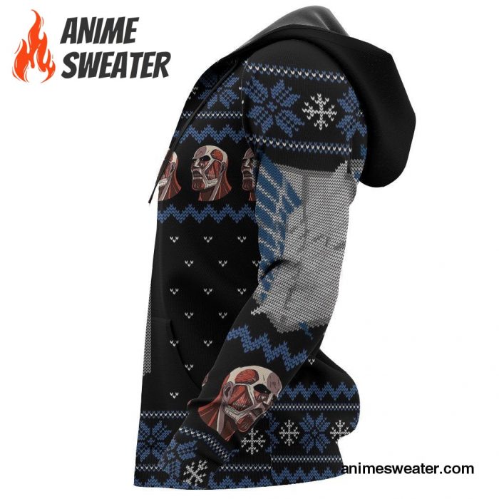 Attack On Titan Shirt Scout Ugly Christmas Sweater Jacket Costume