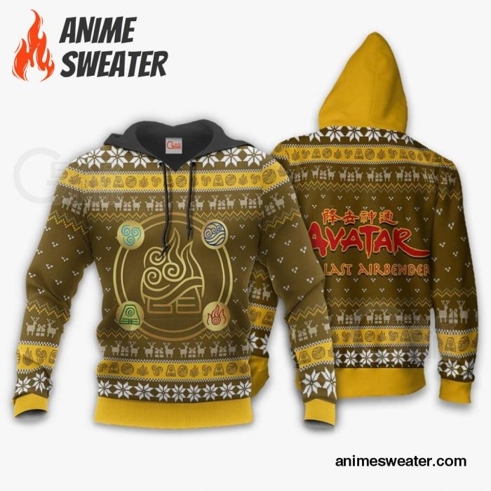 Avatar Airbender Ugly Christmas Sweater Symbols Anime Xmas Gift VA11