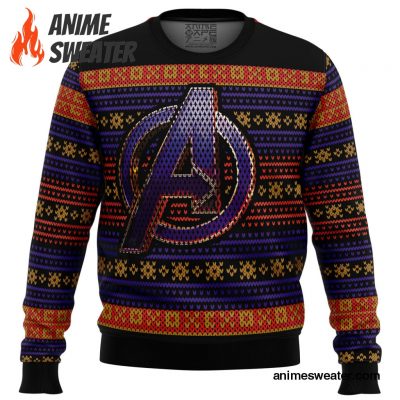 Avengers Logo Ugly Christmas Sweater