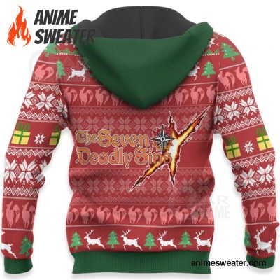 Bandit Ban Ugly Christmas Sweater Seven Deadly Sins Xmas Gift VA11