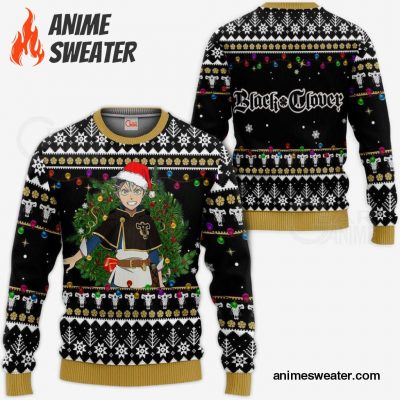 Asta Ugly Christmas Sweater Black Clover Anime Xmas Gift VA11