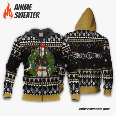 Asta Ugly Christmas Sweater Black Clover Anime Xmas Gift VA11