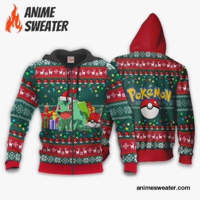 Bulbasaur Ugly Christmas Sweater Pokemon Anime Xmas Gift VA11