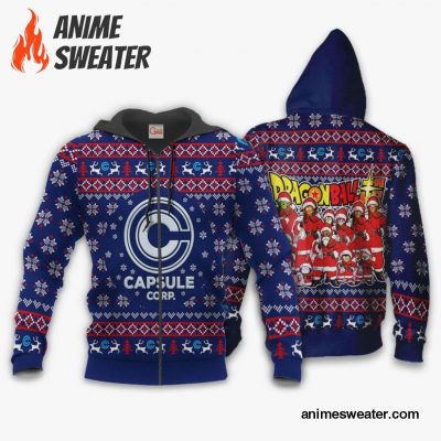 Capsule Ugly Christmas Sweater DB Anime Xmas Gift Idea VA10