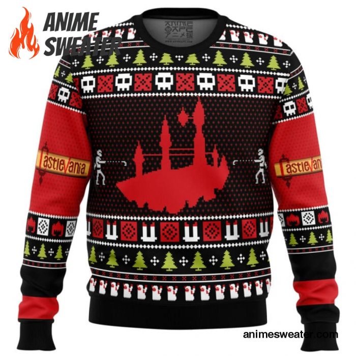 Christmas Castlevania Ugly Christmas Sweater