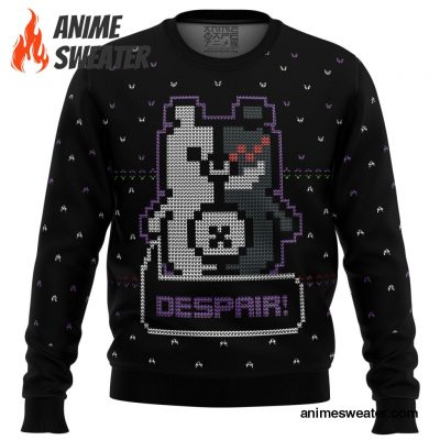 Danganropa Monokuma Despair Ugly Christmas Sweater