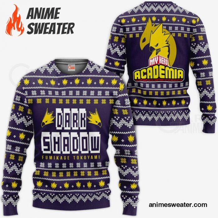 Fumikage Tokoyami Ugly Christmas Sweater Dark Shadow My Hero Academia