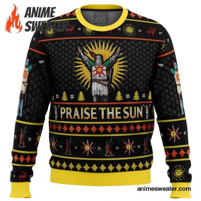 Dark Souls Praise the Sun Ugly Christmas Sweater