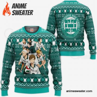 Dateko Ugly Christmas Sweater Date Tech High Haikyuu Xmas VA10