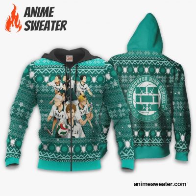 Dateko Ugly Christmas Sweater Date Tech High Haikyuu Xmas VA10