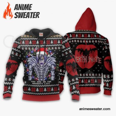 Shinigami Rem Ugly Christmas Sweater Death Note Anime Xmas Gift VA11