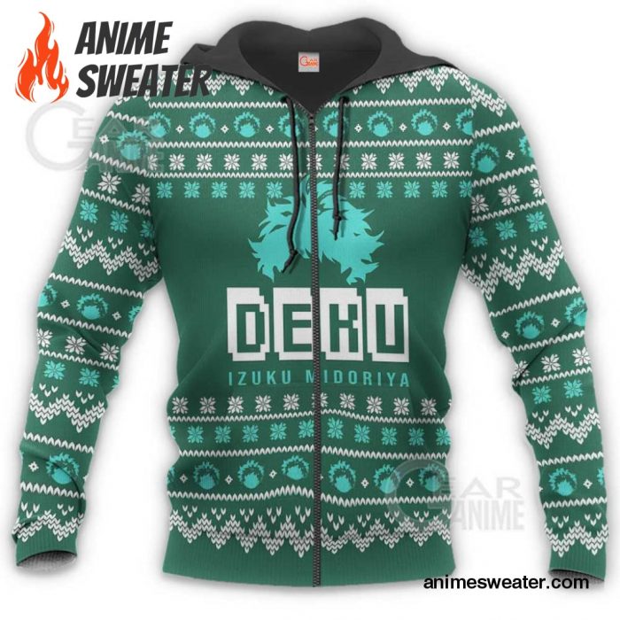 Izuku Midoriya Ugly Christmas Sweater Deku My Hero Academia Xmas Shirt