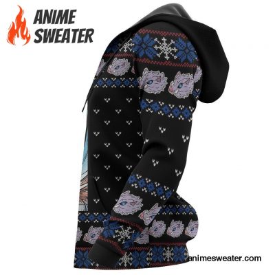 Inosuke Ugly Christmas Sweater Demon Slayer Anime Xmas Gift Custom Clothes