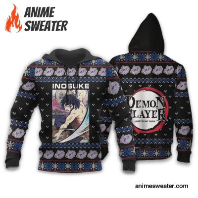 Inosuke Ugly Christmas Sweater Demon Slayer Anime Xmas Gift Custom Clothes