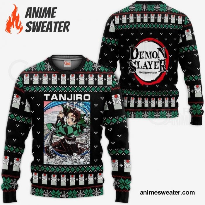 Tanjiro Kamado Ugly Sweater Christmas Demon Slayer Anime Gift VA10