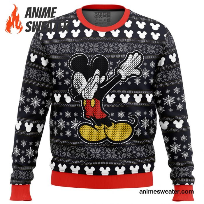 Disney Mickey Dabbing Ugly Christmas Sweater