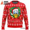 Donald Duck Christmas Head Ugly Christmas Sweater