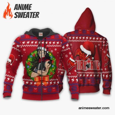 Fairy Tail Gajeel Ugly Christmas Sweater Anime Xmas VA11