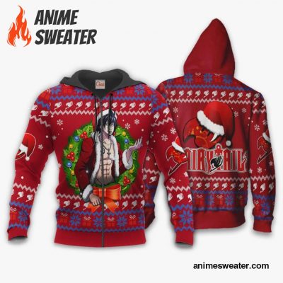 Fairy Tail Gray Fullbuster Ugly Christmas Sweater Anime Xmas VA11