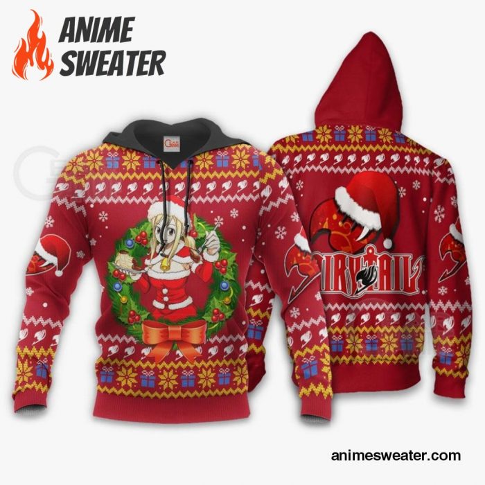 Fairy Tail Lucy Heartfilia Ugly Christmas Sweater Anime Xmas VA11