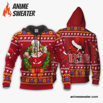 Fairy Tail Lucy Heartfilia Ugly Christmas Sweater Anime Xmas VA11