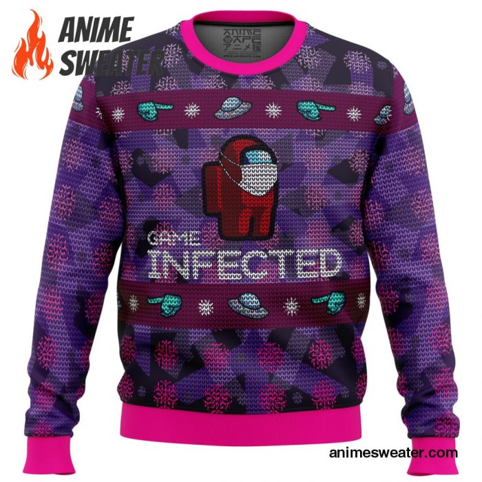 Game Infected Among Us Ugly Christmas Sweater