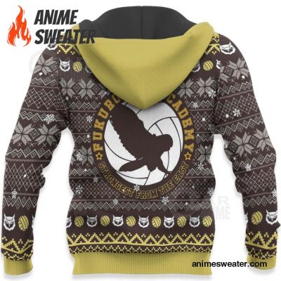 Fukurodani Academy Ugly Christmas Sweater Haikyuu Anime Xmas VA10