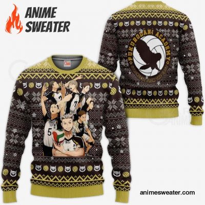 Fukurodani Academy Ugly Christmas Sweater Haikyuu Anime Xmas VA10