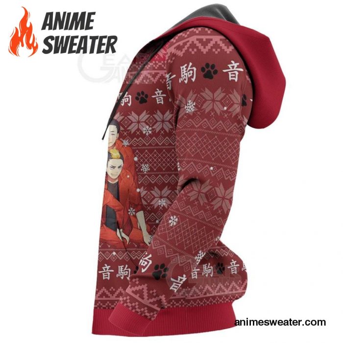 Nekoma High Ugly Christmas Sweater Haikyuu Anime Xmas Shirt VA10