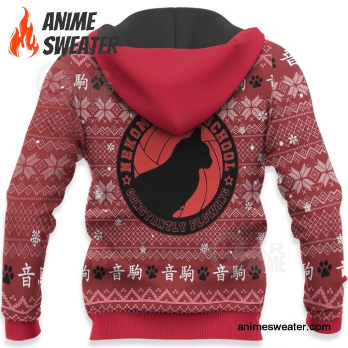 Nekoma High Ugly Christmas Sweater Haikyuu Anime Xmas Shirt VA10