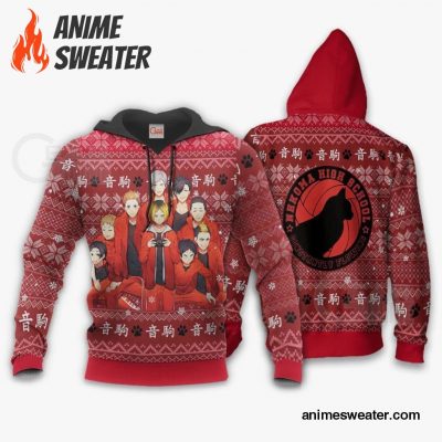 Nekoma High Ugly Christmas Sweater Haikyuu Anime Xmas Shirt VA10