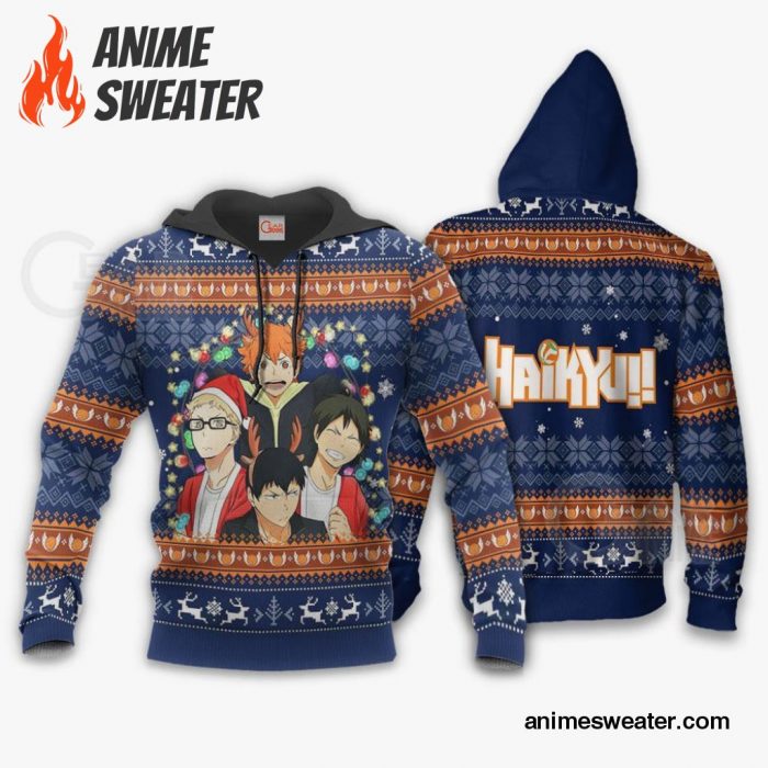 Haikyuu Ugly Christmas Sweater Haikyuu Anime Xmas Gift VA10