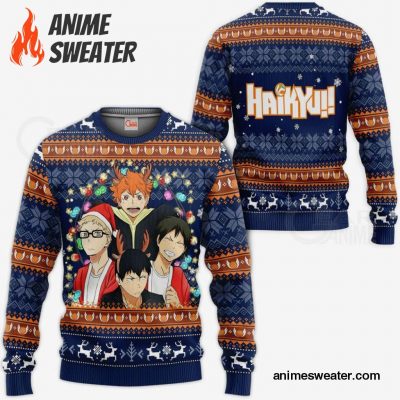 Haikyuu Ugly Christmas Sweater Haikyuu Anime Xmas Gift VA10