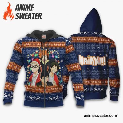 Haikyuu Ugly Christmas Sweater Haikyuu Anime Xmas Gift VA10