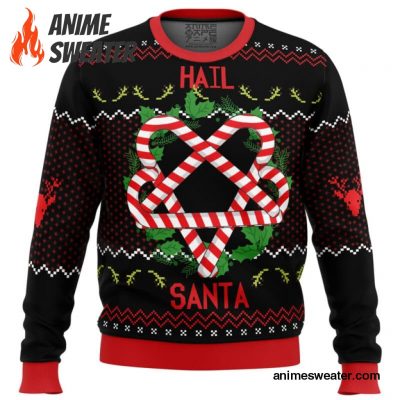 Hail Santa Ugly Christmas Sweater