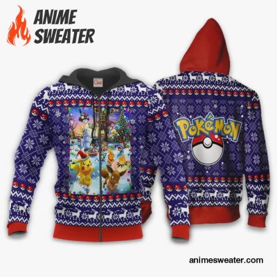 Pokemon Ugly Christmas Sweater Happy Pokemon Anime Xmas Gift VA11