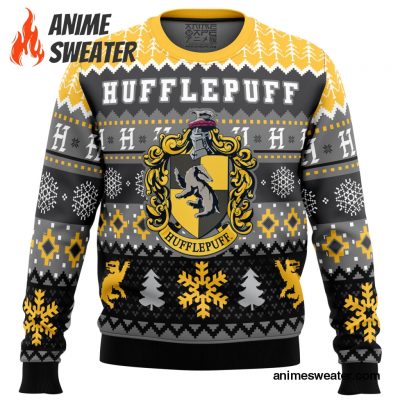 Harry Potter Hufflepuff House Ugly Christmas Sweater