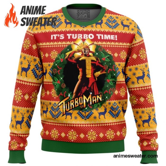 It's Turbo Time Turbo Time Ugly Christmas Sweater