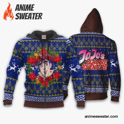 Jonathan Joestar Ugly Christmas Sweater JoJo's Bizarre Adventure Anime VA11