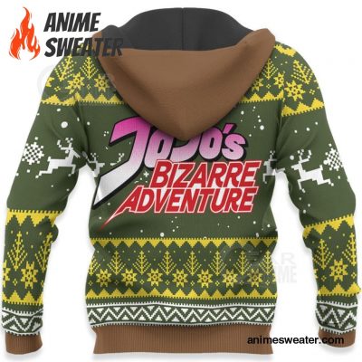 Joseph Joestar Ugly Christmas Sweater JoJo's Bizarre Adventure Anime VA11