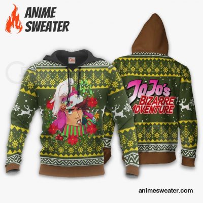 Joseph Joestar Ugly Christmas Sweater JoJo's Bizarre Adventure Anime VA11