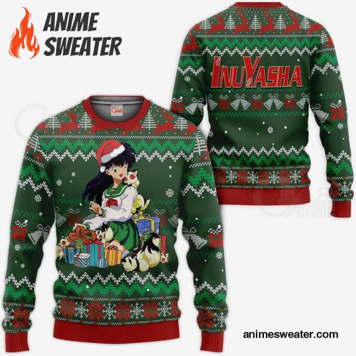 Kagome Ugly Christmas Sweater Inuyasha Anime Xmas Gift VA11