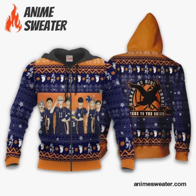 Karasuno Ugly Christmas Sweater Haikyuu Anime Xmas Shirt VA10