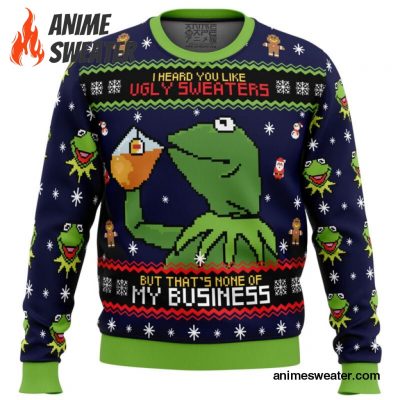 Kermit the Frog Ugly Christmas Sweater