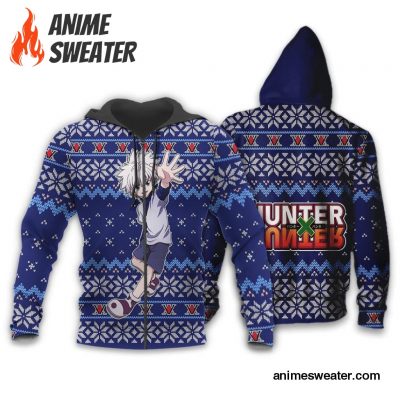 Killua Ugly Christmas Sweater Hunter X Hunter Anime Xmas Gift Custom Clothes