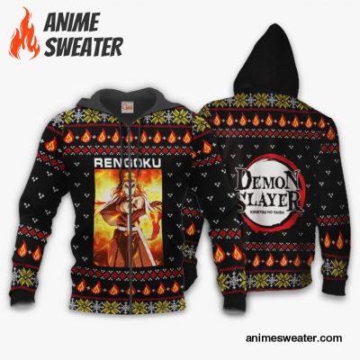 Kyojuro Rengoku Ugly Christmas Sweater Demon Slayer Anime Xmas Gift VA10